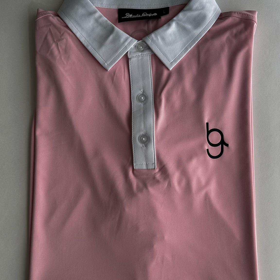 Bombs Only Vintage Pink Golf Polo