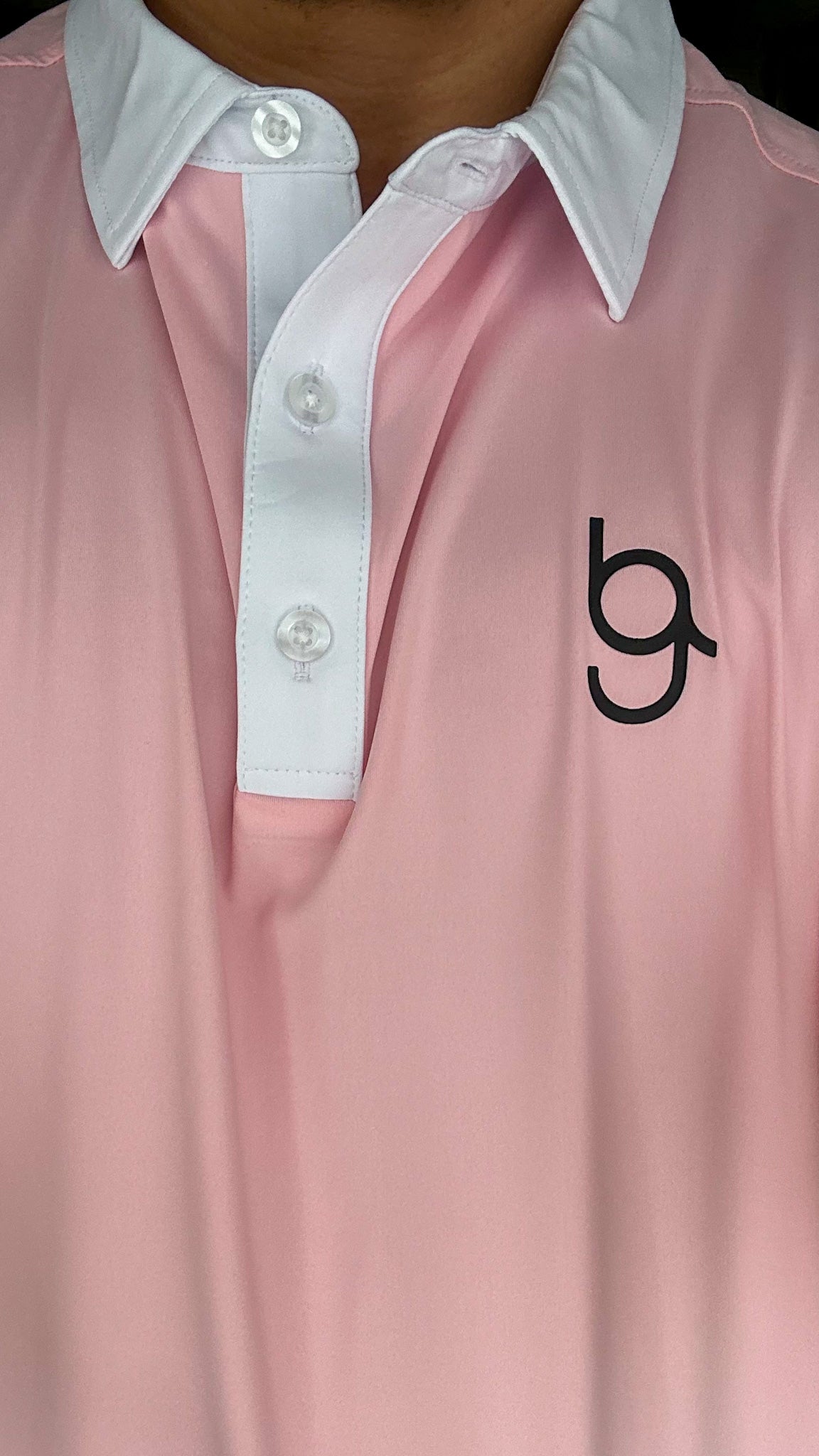 Bombs Only Vintage Pink Golf Polo