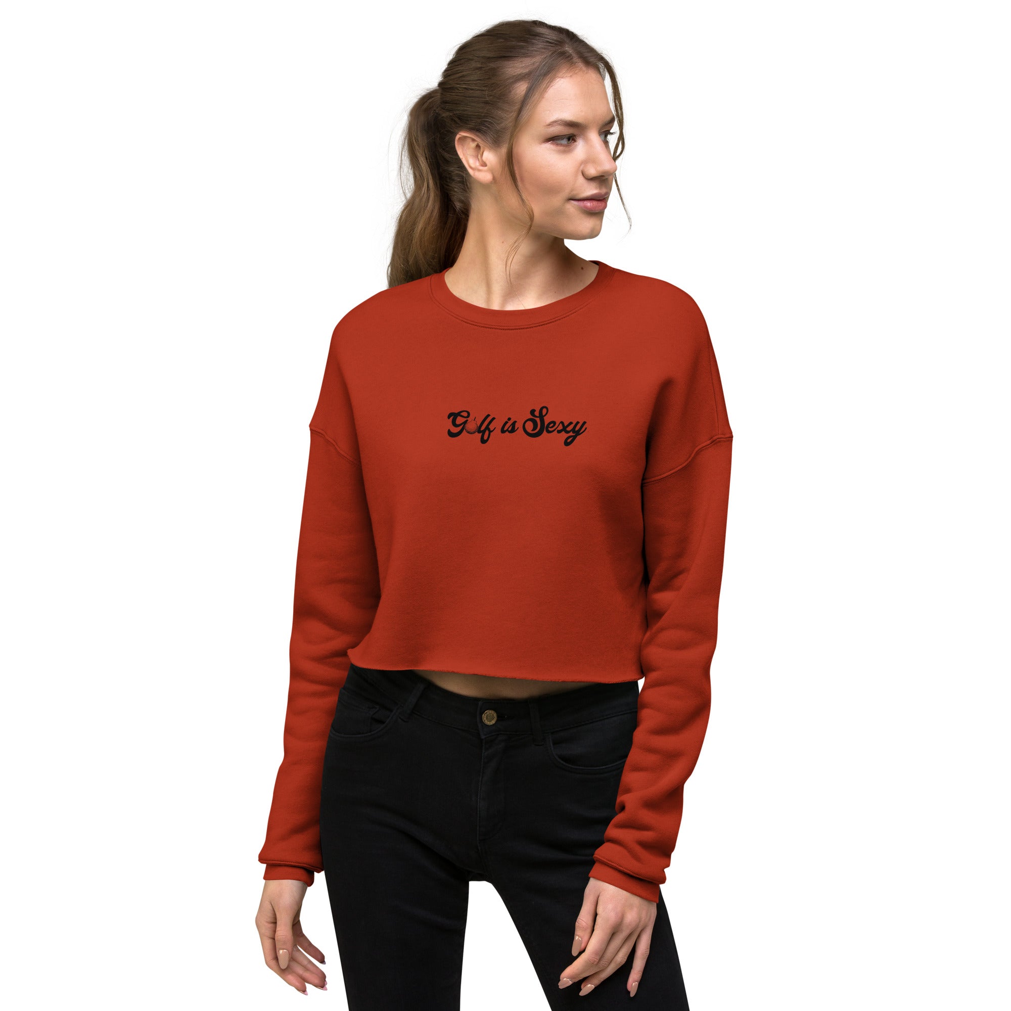 Bombs Only Golf Apparel "Golf is Sexy" Crop Sweatshirt