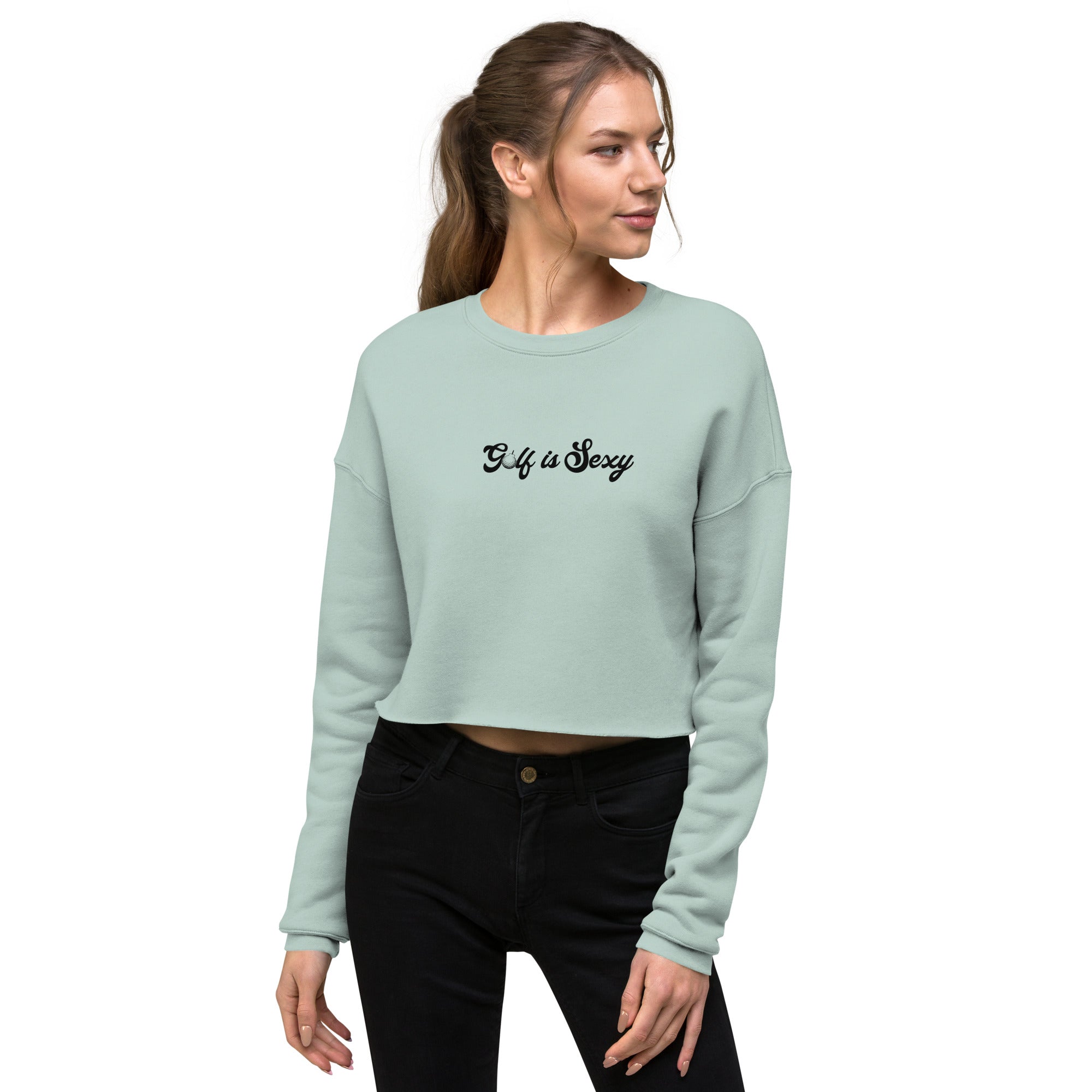 Bombs Only Golf Apparel "Golf is Sexy" Crop Sweatshirt