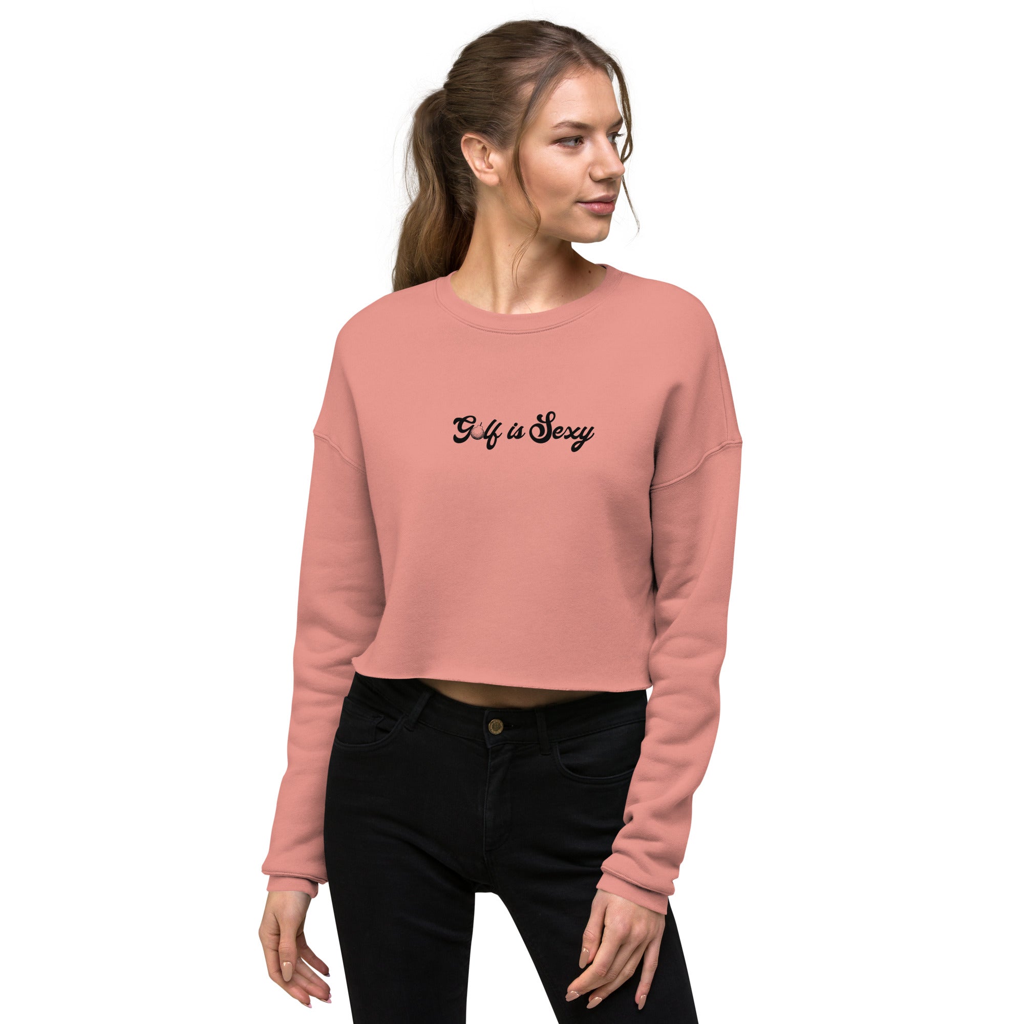 Bombs Only Golf Apparel "Golf is Sexy" Crop Sweatshirt