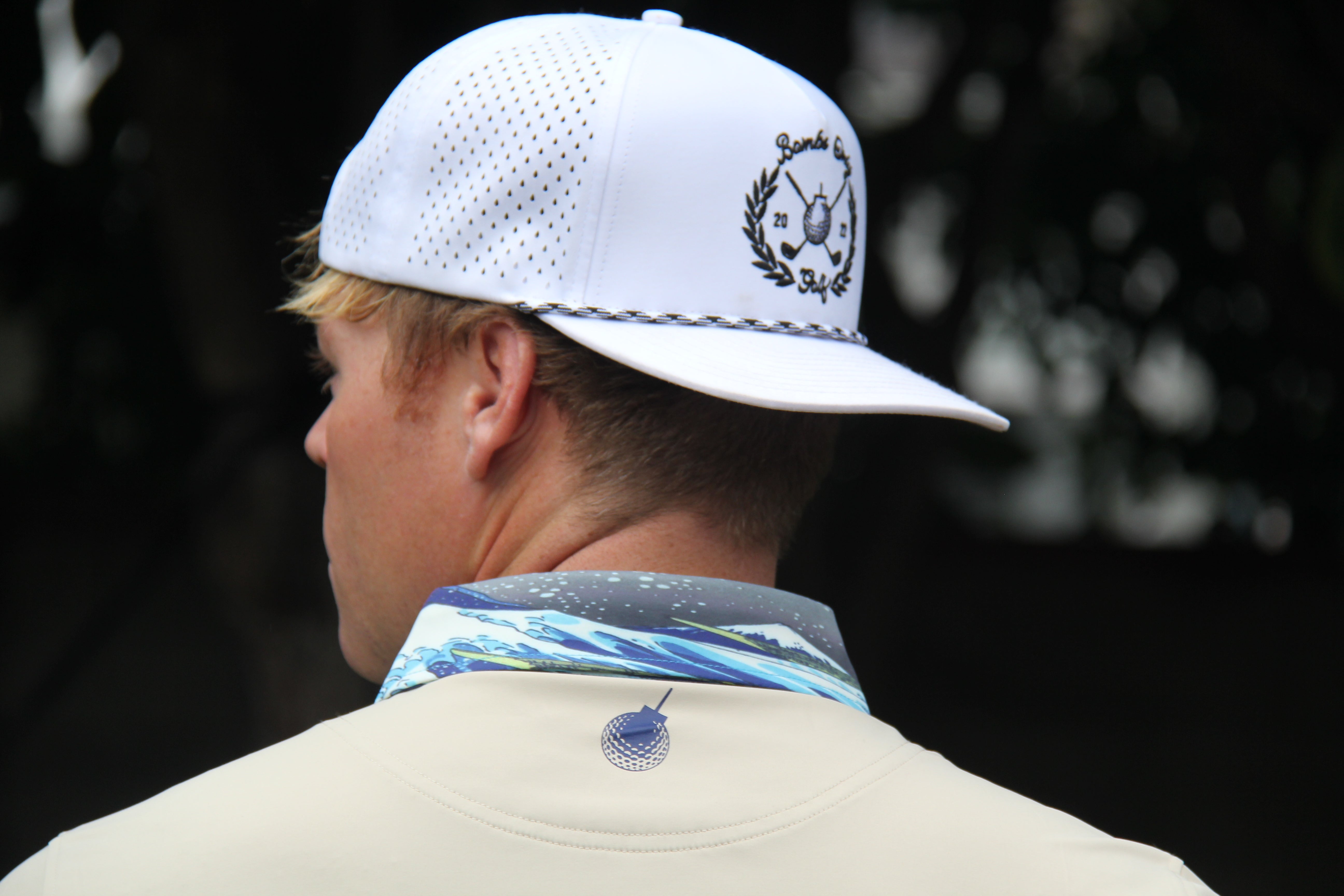 Bombs Only Golf Apparel "Hokusai" Golf Polo