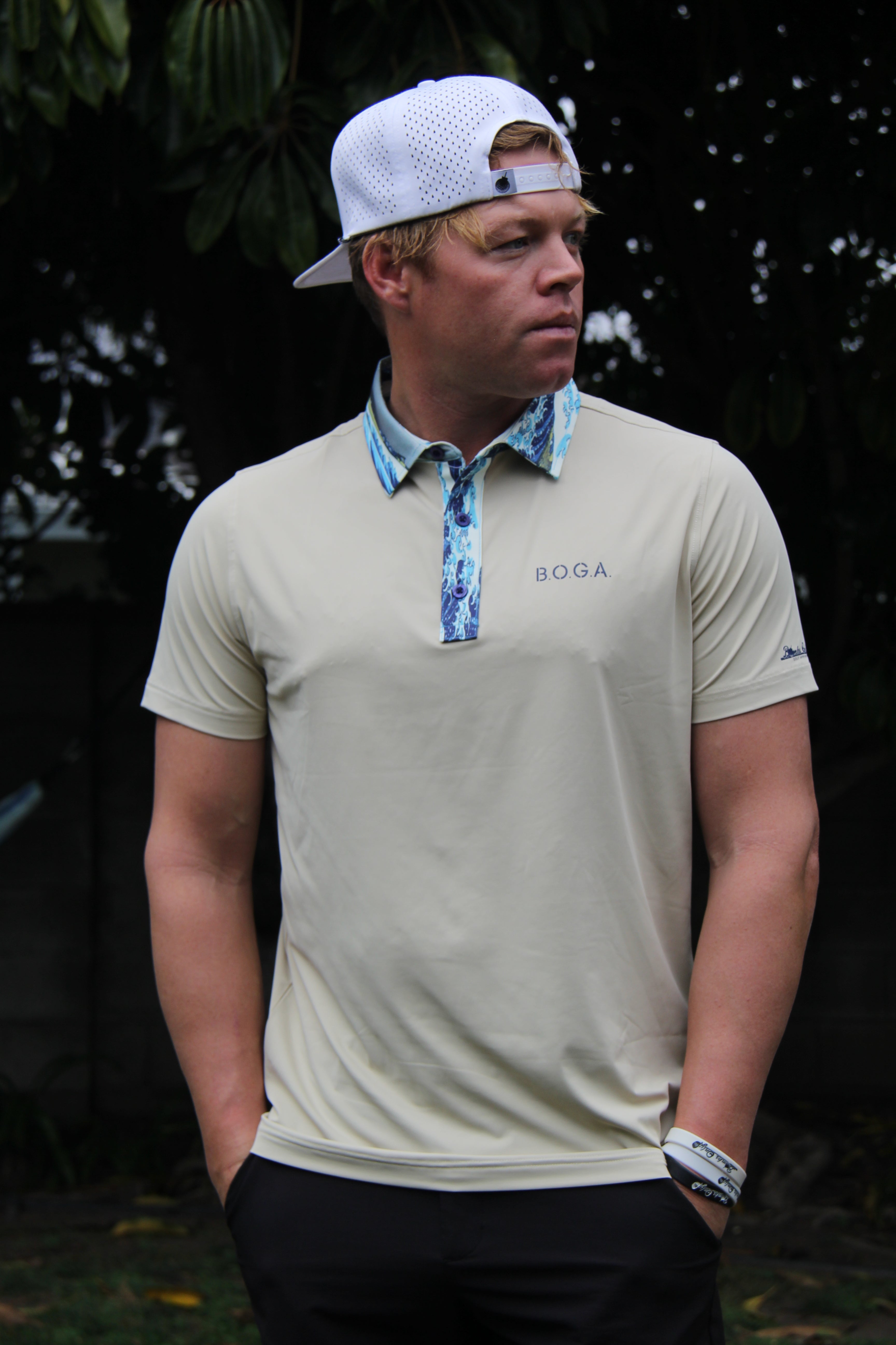 Bombs Only Golf Apparel "Hokusai" Golf Polo