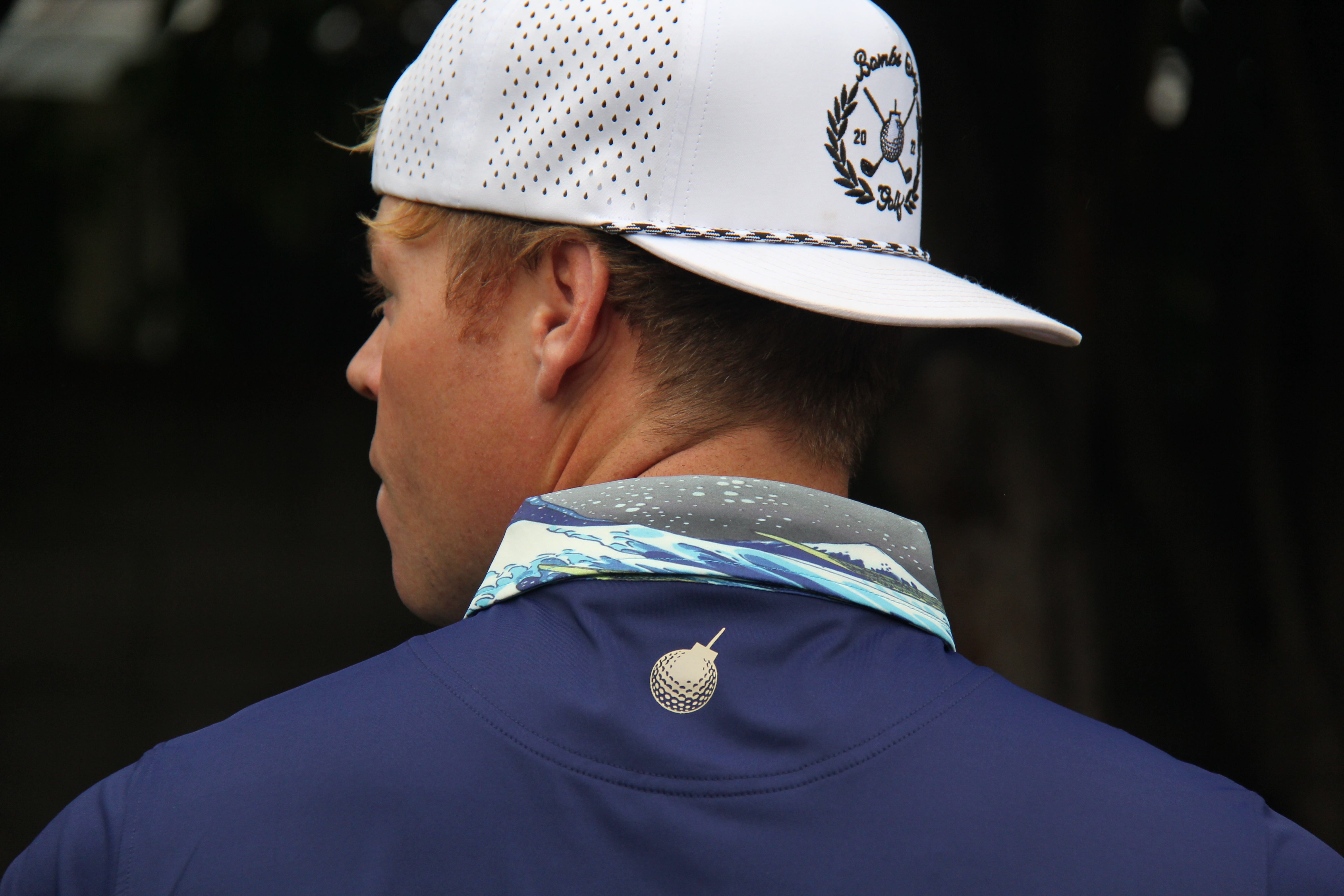 Bombs Only Golf Apparel "Hokusai" Golf Polo