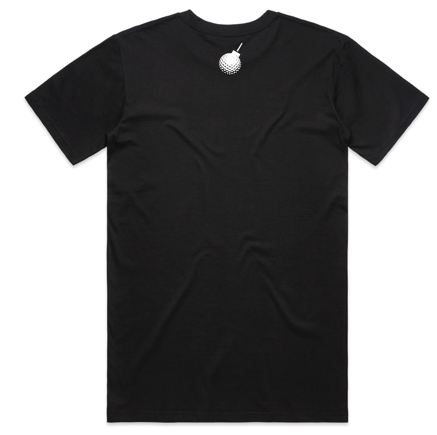 Bombs Only Golf Apparel - Ultra Black Premium Golf T-Shirt