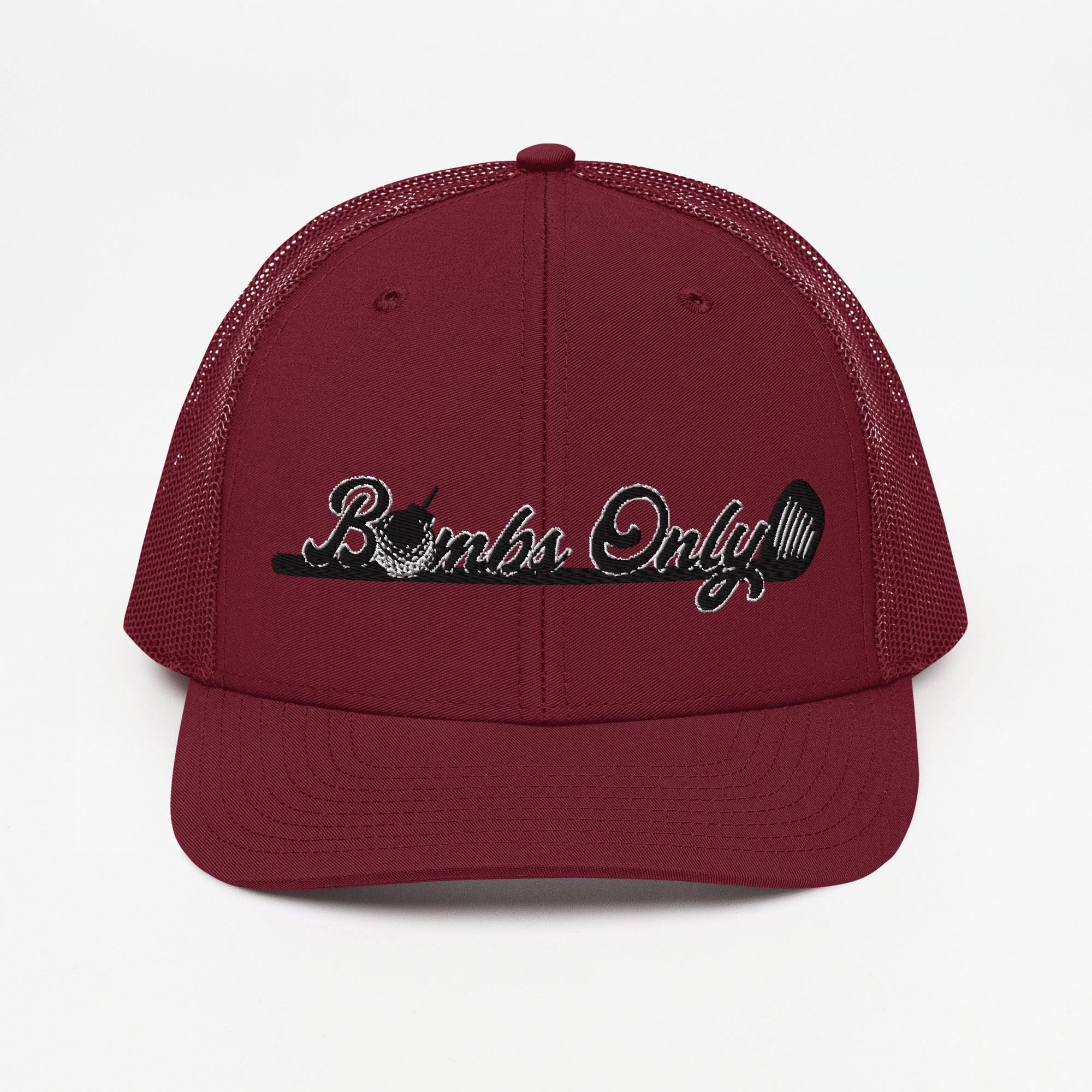 Bombs Only Golf Apparel - Richardson - Adjustable Snapback Trucker Cap - 112